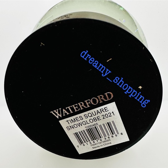 NIB Waterford 2021 Times Square Snow Globe Gift Of Happiness Home Decor #1055465 - Picture 8 of 11